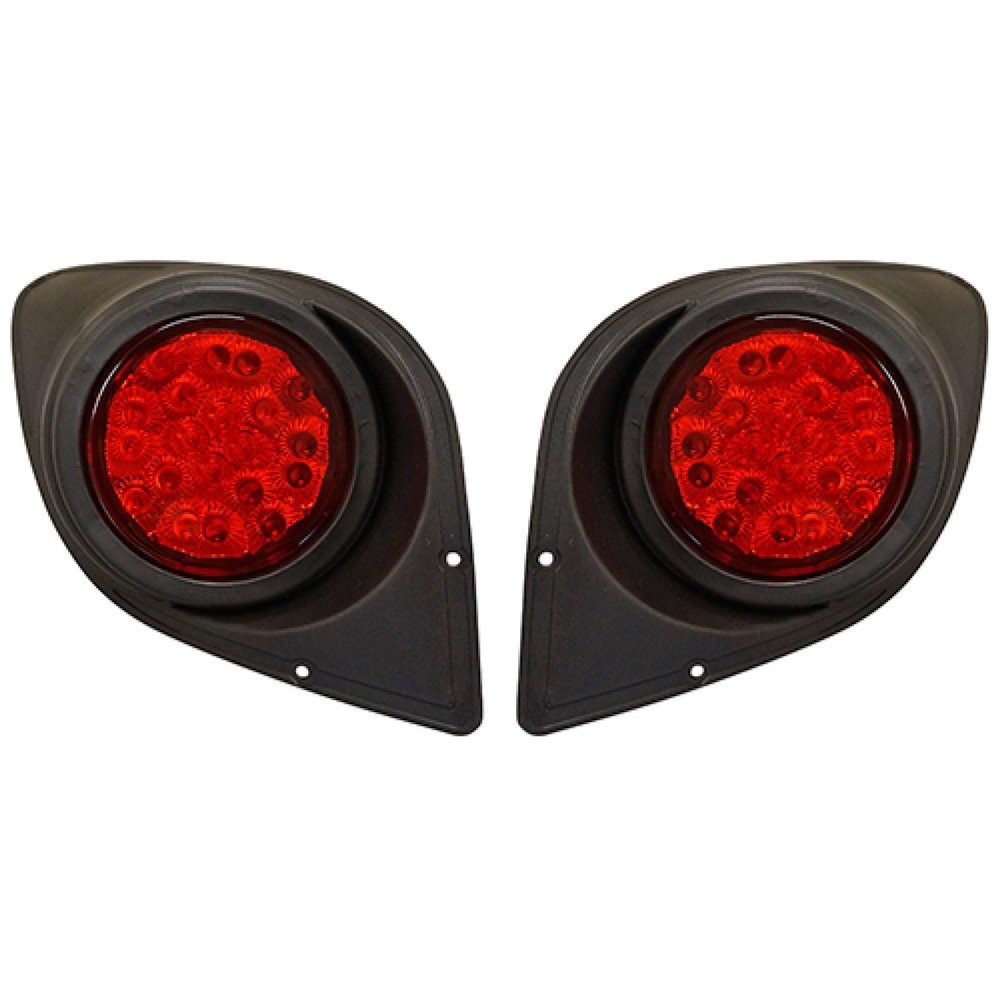 Red Hawk LGT-337 Taillights Compatible With/Replacement For Yamaha Drive 2007-2016 Golf Carts