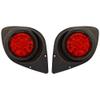 Red Hawk LGT-337 Taillights Compatible With/Replacement For Yamaha Drive 2007-2016 Golf Carts view 1
