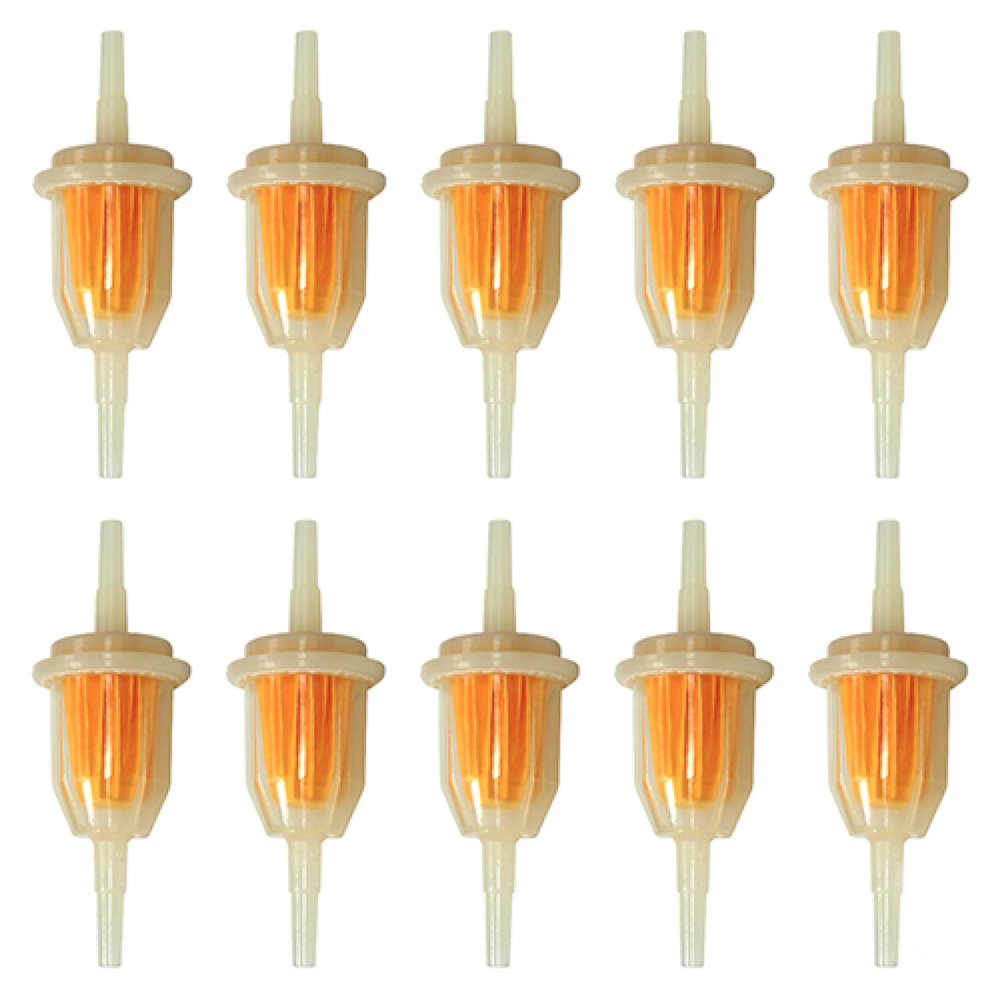 Red Hawk FIL-0014A Fuel Filters Compatible With/Replacement For E-Z-Go RXV, TXT 1994, Club Car 1992, Yamaha G1 1978-1989, G14/16/20-Drive 4 Cy 1994 1013684, 1014522, 102003201 Golf Carts