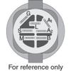 Red Hawk CBL-096 Brake Cable Compatible with/Replacement for Yamaha Drive2/Drive 2015 and Newer Non-QuieTech JW8-F6341-10-00 Golf Carts view 3
