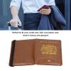 Rengu Passport Wallet, Brown United Kingdom Passport Multifunction Card Holder for Business view 2