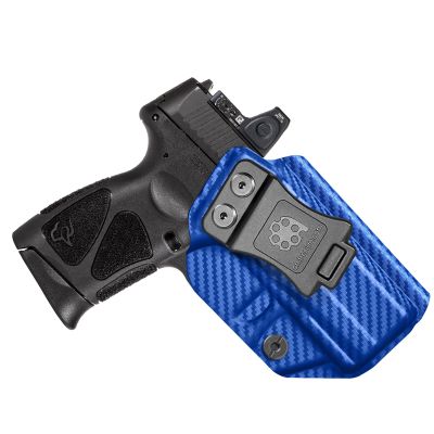 Amberide Taurus G3C/G2C/G2S/PT111 G2/PT140 IWB Holster,Tough KydexBoltaron Inside Waistband Holster for Taurus 9mm/.40 Pistols, Defined Retention Click,030Cant Adjustment,Optics-Ready Compatible