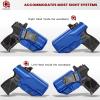 Amberide Taurus G3C/G2C/G2S/PT111 G2/PT140 IWB Holster,Tough KydexBoltaron Inside Waistband Holster for Taurus 9mm/.40 Pistols, Defined Retention Click,030Cant Adjustment,Optics-Ready Compatible view 2
