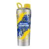 Gametime Sidekicks South Dakota State Stainless Steel Shaker Tumbler - Officially Licensed, 18/8 Stainless Steel, Double-walled, Vacuum-insulated, UV LED Printed Logos, Sweatless, Stays Hot/Cold - 2022 FCS National Champions view 1