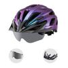 ROCKBROS Bike Helmet for Adult Men Women with Suggested Fit 58-62cm, Removable Goggles & Sun Visor, Lightweight with Adjustable Side and Chin Strap, Suitable for Myopia Glasses view 1