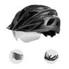 ROCKBROS Bike Helmet for Adult Men Women with Suggested Fit 58-62cm, Removable Goggles & Sun Visor, Lightweight with Adjustable Side and Chin Strap, Suitable for Myopia Glasses view 1