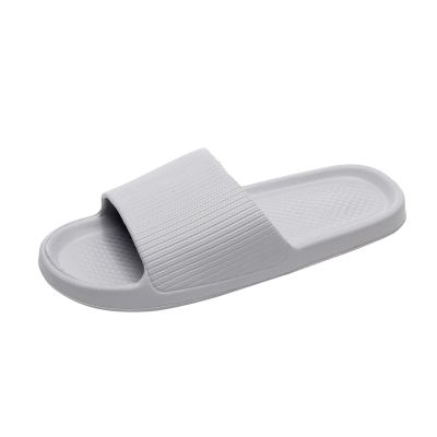 CsgrFagr Fashion Couples Men Shower Room Home Non Slip Breathable Soft Sole Shoes Slipper Comfortable Flat Shoes Mens Robe and Slippers Gift Set (Grey, 9)