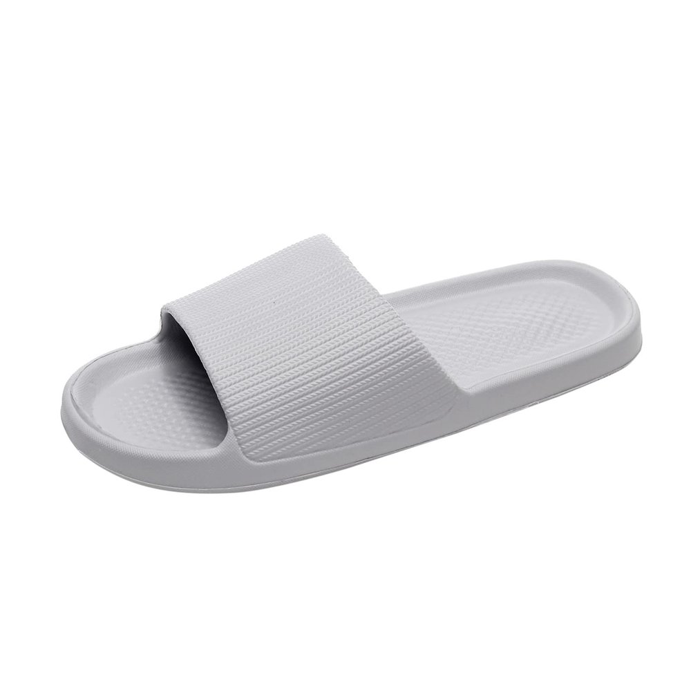 CsgrFagr Fashion Couples Men Shower Room Home Non Slip Breathable Soft Sole Shoes Slipper Comfortable Flat Shoes Mens Robe and Slippers Gift Set (Grey, 9)
