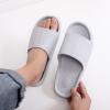 CsgrFagr Fashion Couples Men Shower Room Home Non Slip Breathable Soft Sole Shoes Slipper Comfortable Flat Shoes Mens Robe and Slippers Gift Set (Grey, 9) view 2