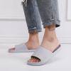 CsgrFagr Fashion Couples Men Shower Room Home Non Slip Breathable Soft Sole Shoes Slipper Comfortable Flat Shoes Mens Robe and Slippers Gift Set (Grey, 9) view 4