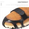 Winter Safety Kit 4 Pairs Non-Slip Crampons Ice Grippers Straps Snow Ice Cleats for Boots view 4