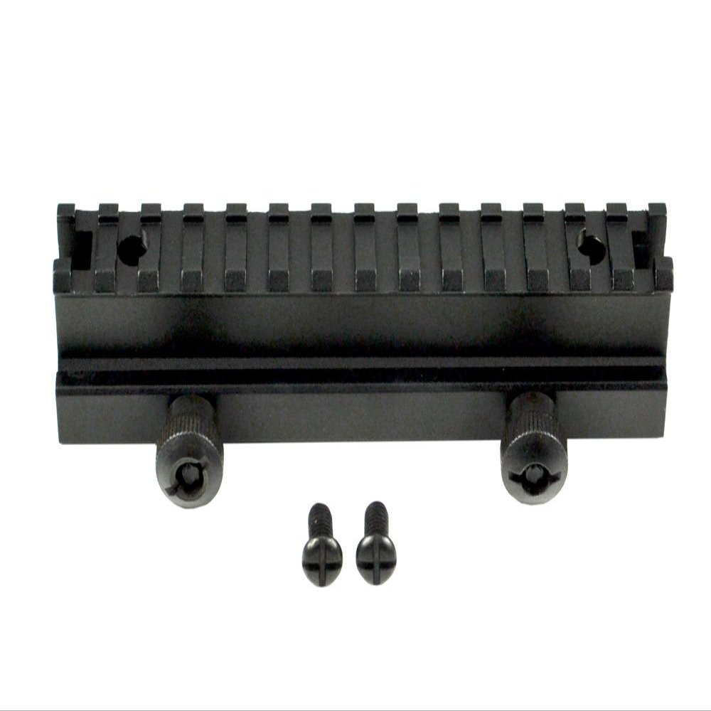 K Kexuan High Profile 13 Pica tinny Slots, Full Size Riser Mount, Hard Anodized, Black