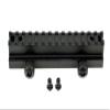 K Kexuan High Profile 13 Pica tinny Slots, Full Size Riser Mount, Hard Anodized, Black view 1