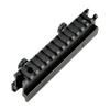 K Kexuan High Profile 13 Pica tinny Slots, Full Size Riser Mount, Hard Anodized, Black view 4