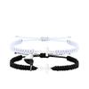 1 Pair Couples Love Infinity Mutual Attraction Bracelets Heart Matching Cross Yin Yang Handmade Braided Relationship Adjustable Cord for Him and Her Bff Friendship Promise Valentines Gift-5 view 1