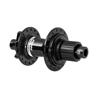 Funn Fantom Mountain Bike Rear Hub, Rear Bicycle Wheel Hub Compatible with Microspline Cassette Body, 12 Speed, 102T Engagement Points, 32 Spoke Holes, Convertible Black Hubs (12x148 mm)