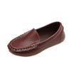 5 Year Old Shoes Girls Lazy Children Leather Boys Casual Kid Sneaker Solid Shoes Girls Sport Girl Shoes 7c Brown view 2