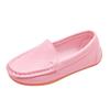5 Year Old Shoes Girls Lazy Children Leather Boys Casual Kid Sneaker Solid Shoes Girls Sport Girl Shoes 7c Pink view 2