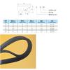 NineFit Basics Ribbed Belt, Treadmill Motor Belt, PJ508/200J, 508mm, 508mm view 2