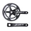 BOLANY 170mm Bike Crankset Double Speed Round 39/53T Chainring 130BCD Hollow Integrated 9S/10S with Bottom Bracket Fit for Road Bike Cranksets view 3
