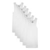 George Men's 6 Pack A-Shirt Tank Top (as1, Alpha, xx_l, Regular, Regular, White) view 1
