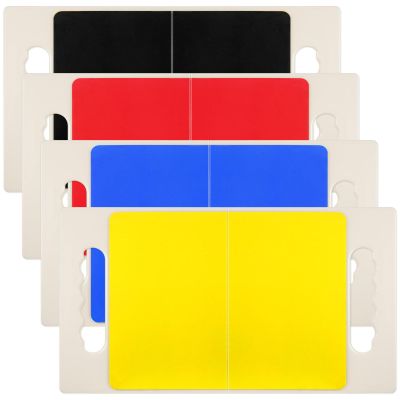 Junkin 4 Pack Taekwondo Breaking Boards with Handle Punching Rebreakable Karate Boards for Breaking Kids Martial Arts MMA Ninja Training Practice EVA Boxing Equipment