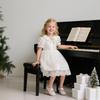 Otter MOMO Toddler Flower Girls Dress Shoes Mary Jane Party Flats White 11 view 2