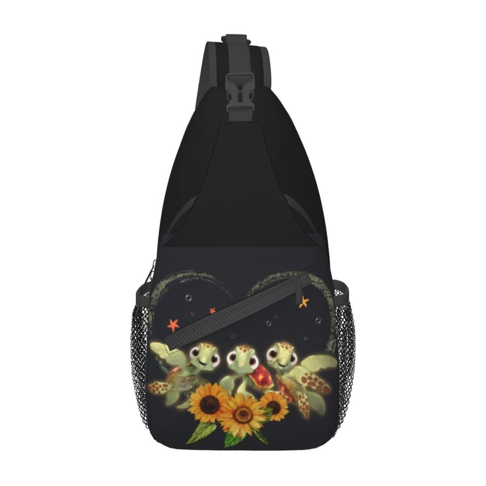 Sea Turtle Sling Bag,Turtle Crossbody Backpack Shoulder Bag Casual Travel Daypacks For Men Women