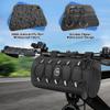 WOTOW Bike Handlebar Bag Waterproof - Bicycle Handlebar Bag with Large Reflective Area & Strips, Bike Front Pouch with Waterproof Zipper Shoulder Strap Removable Straps for Cycling (Cuboid, 2.7L) view 2