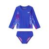 Speedo Girl's Uv Swim Shirt Long Sleeve Rashguard Set Dazzling Blue view 1