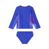 Speedo Girl's Uv Swim Shirt Long Sleeve Rashguard Set Dazzling Blue view 2