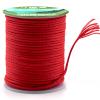 9KM DWLIFE 100% UHMWPE Braided Cord, 1.0mm Red 100ft 350lb Hollow Rope for Hammock, Kite, Fishing, Climbing, Camping view 1