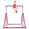Gymnastics Bar Expandable Gymnastics Horizontal Bar Junior Training Bar Adjustable Home Sports Training Equipment High Bar for Kids,RedG view 1