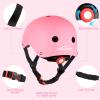 KAMUGO Kids Adjustable Helmet, with Sports Protective Gear Set Knee Elbow Wrist Pads for Toddler Age 2-8 Boys Girls, Bike Skateboard Hoverboard Scooter Rollerblading Helmet Set view 4