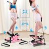 YSUEFIJO Portable Mini Stair Stepper, Stair Stepper with Resistance Band, Anti Slip Fitness Equipment, Exercise Slimming Machine, 330lbs Weight Capacity, for Home, Desk or Office Workouts (Purple) view 2