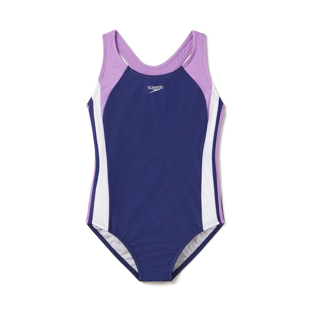 Speedo Girl's Swimsuit One Piece Infinity Splice Thick Strap