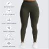 Aoxjox High Waisted Workout Leggings for Women Trinity Yoga Pants 26.5" (Olive Green Leopard Print, Medium) view 4