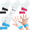 Junkin 4 Pairs Gymnastics Hand Grips Palm Guard Protective Grips, Weight Gymnastics Equipment Athletic Lifting Hand Protectors for Bars Girls Boys Beginner Youth, 4 Colors view 1