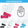 Junkin 4 Pairs Gymnastics Hand Grips Palm Guard Protective Grips, Weight Gymnastics Equipment Athletic Lifting Hand Protectors for Bars Girls Boys Beginner Youth, 4 Colors view 3