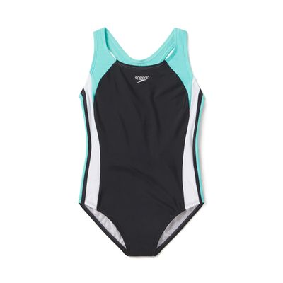 Speedo Girl's Swimsuit One Piece Infinity Splice Thick Strap