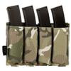 KRYDEX Quad Open Top SMG Magazine Pouches MOLLE MP5/ MP7 / Kriss Mag Pouch (MC) view 1