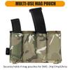 KRYDEX Quad Open Top SMG Magazine Pouches MOLLE MP5/ MP7 / Kriss Mag Pouch (MC) view 4