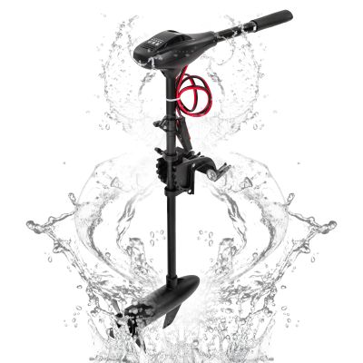 Electric Trolling Motor, 40LBS Thrust Trolling Motor Engine Transom Mount Outboard Motor Marine Boat Motor for Kayak, Inflatable Fishing Boats Fishing Equipment, 12V 408W