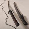 COSWOR 55.1" Kurosaki's Tensa Zangetsu Version 2 Samurai Sword Anime Katana for Cosplay, Collection-Long Version view 3