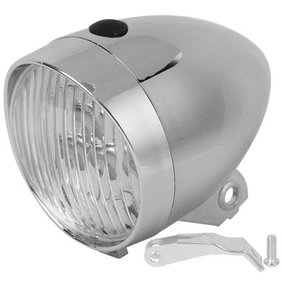 Classical Cycling bikes Headlight Retro Front Headlamp Vintage bikes LED Lamp Riding Safety Fog Night heads Light , Bright 3 LED Metal Shell Front Light , with Bracket for Road Mountain Cycling Fixed