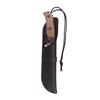 MOTEECRAG Fixed Blade Bushcraft Knife Full Tang Camping Knife with Sheath and hanging rope for Outdoor, Hiking, Gift view 2