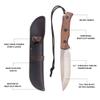 MOTEECRAG Fixed Blade Bushcraft Knife Full Tang Camping Knife with Sheath and hanging rope for Outdoor, Hiking, Gift view 3