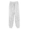 LiiYii Women's Shinny Sequins Harem Hip Hop Dance Harem Pants Bloomers Hippie Trousers White Small view 3