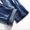 JEsilunmaMY Mens Washed Jeans Pants Mid Waist Distressed Casual Pocket Denim Pants Slim Fit Stretch Skinny Straight Fit Jeans (Blue2,31) view 4