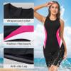 DIFOS Women's Triathlon Suit One-Piece Sleeveless Tri-Suit Quick-Dry 3D Padded Athletic Swimsuits Slimming Cycling Running view 3